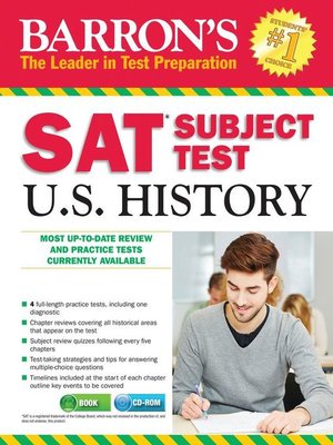 cover image of SAT Subject Test: U.S. History